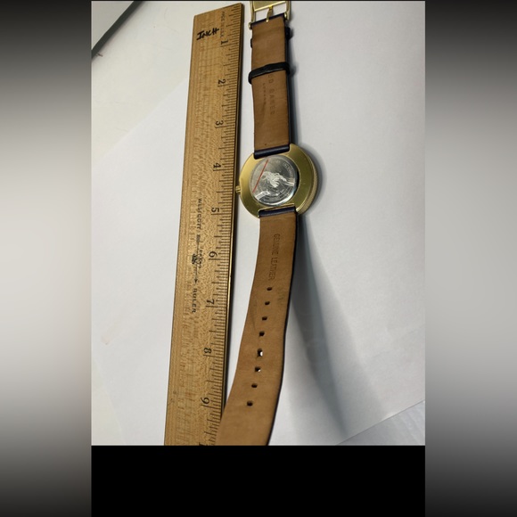 ❤️🇬🇧Almost new Ted Baker wrist watch. Blue leather straps and gold trim. - Picture 5 of 7